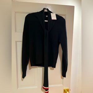 Women’s 100% Cashmere Tommy Hilfiger Tie Front Sweater